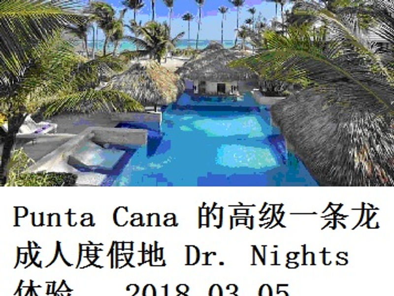 Punta Cana 高级一条龙成人度假地Dr. Nights体验 J 2018.03