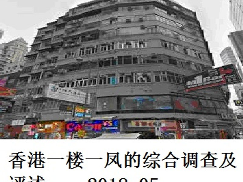 香港一楼一凤的综合调查及评述 蛟蛟 2018.05
