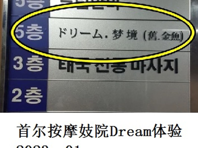 首尔按摩妓院Dream体验 Lupin 2023.01