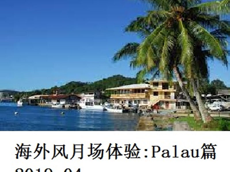 海外风月场体验：Palau篇 萧宏 2019.04
