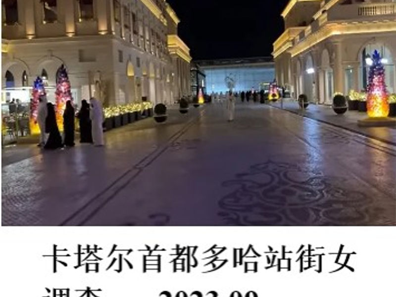 卡塔尔首都多哈站街女调查      姣姣     2023.09